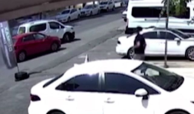 Diyarbakır'da trafik kazası kameralara böyle yansıdı