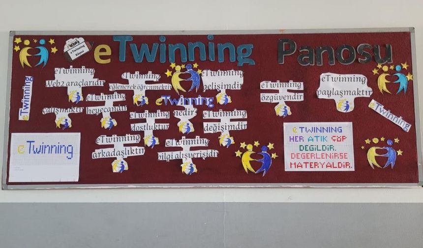 Diyarbakır’da orta okul öğrencilerinden e-Twinning projesi